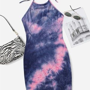 Low Back Halter Dress